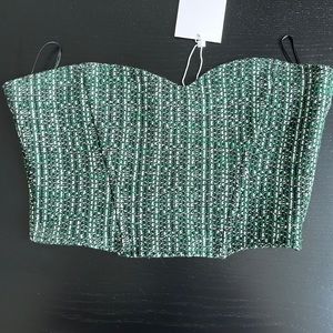 Never Worn: Green going-out top